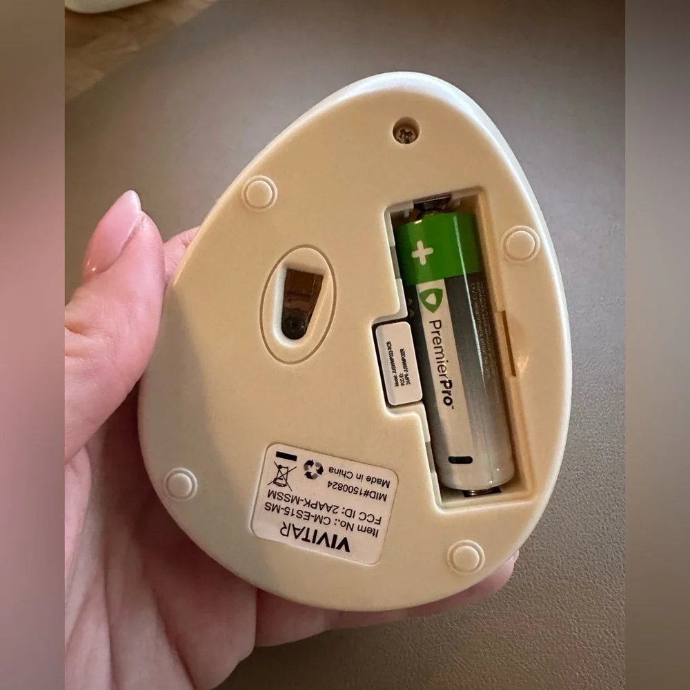 Cream Wireless Mouse